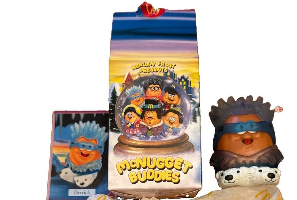 2023 McDonald's Kerwin Frost McNugget Buddies Brrrick Adult Happy Meal Toys NIB